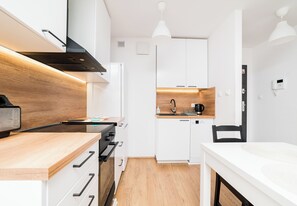 Private kitchen - Wilczak 16A Cosy Studio (Poznań)