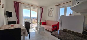 Living area - Holiday apartment mit Terrasse (Musalež)