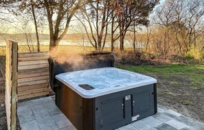 Terrace/patio - Amazing home in Højslev with house sea view (Højslev)