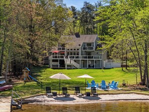 Exterior - Amber Sunset | Lakefront on Lake Anna | Dock, Hot Tub, Game Room | 4BR (Bumpass)