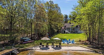 Amber Sunset | Lakefront on Lake Anna | Dock, Hot Tub, Game Room | 4BR