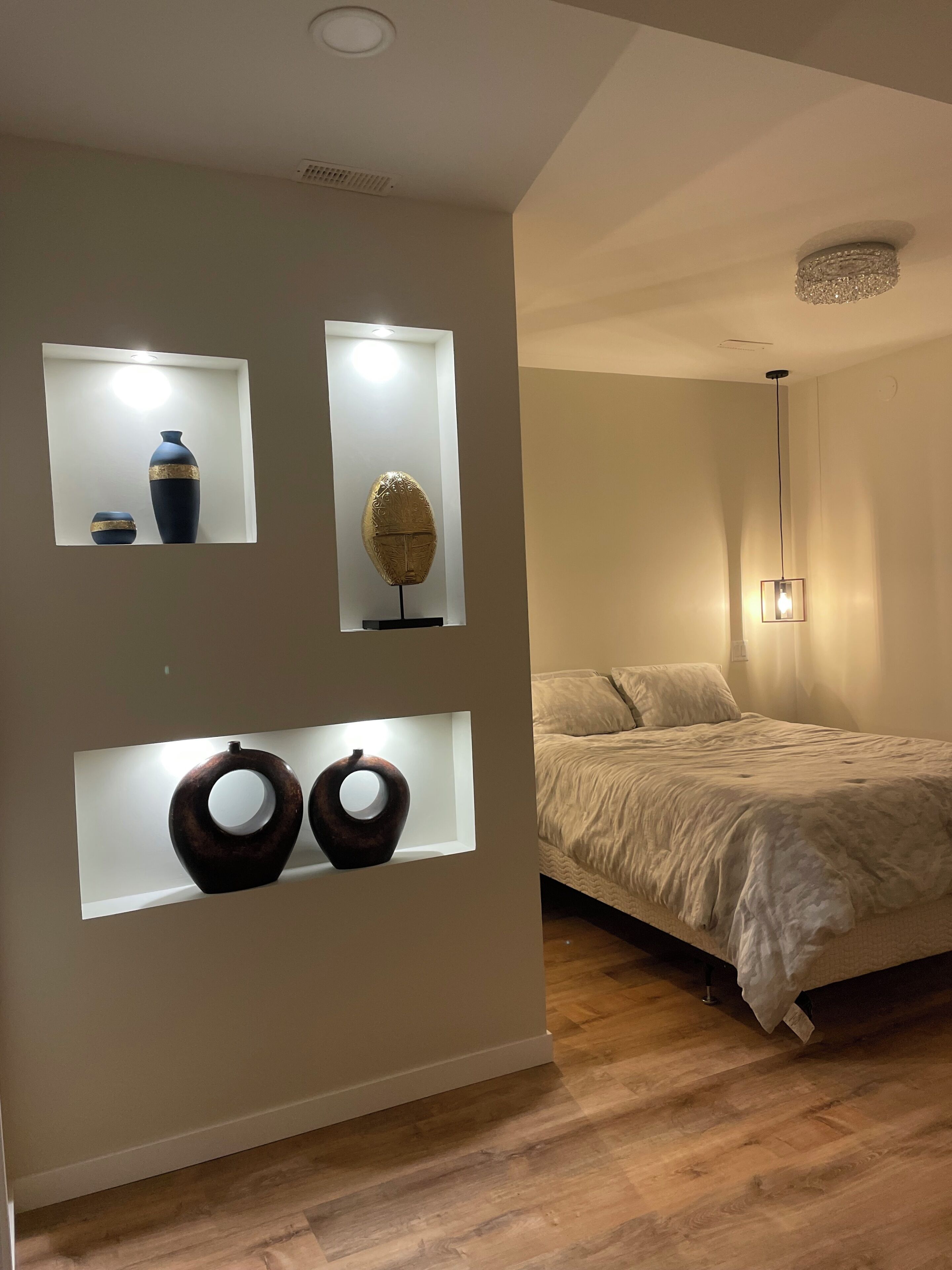 1 chambre, fer et planche à repasser, Wi-Fi, literie fournie