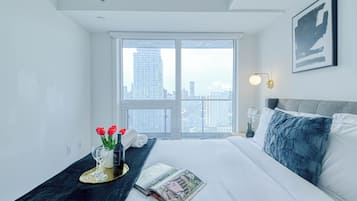 Individually decorated, individually furnished, blackout drapes