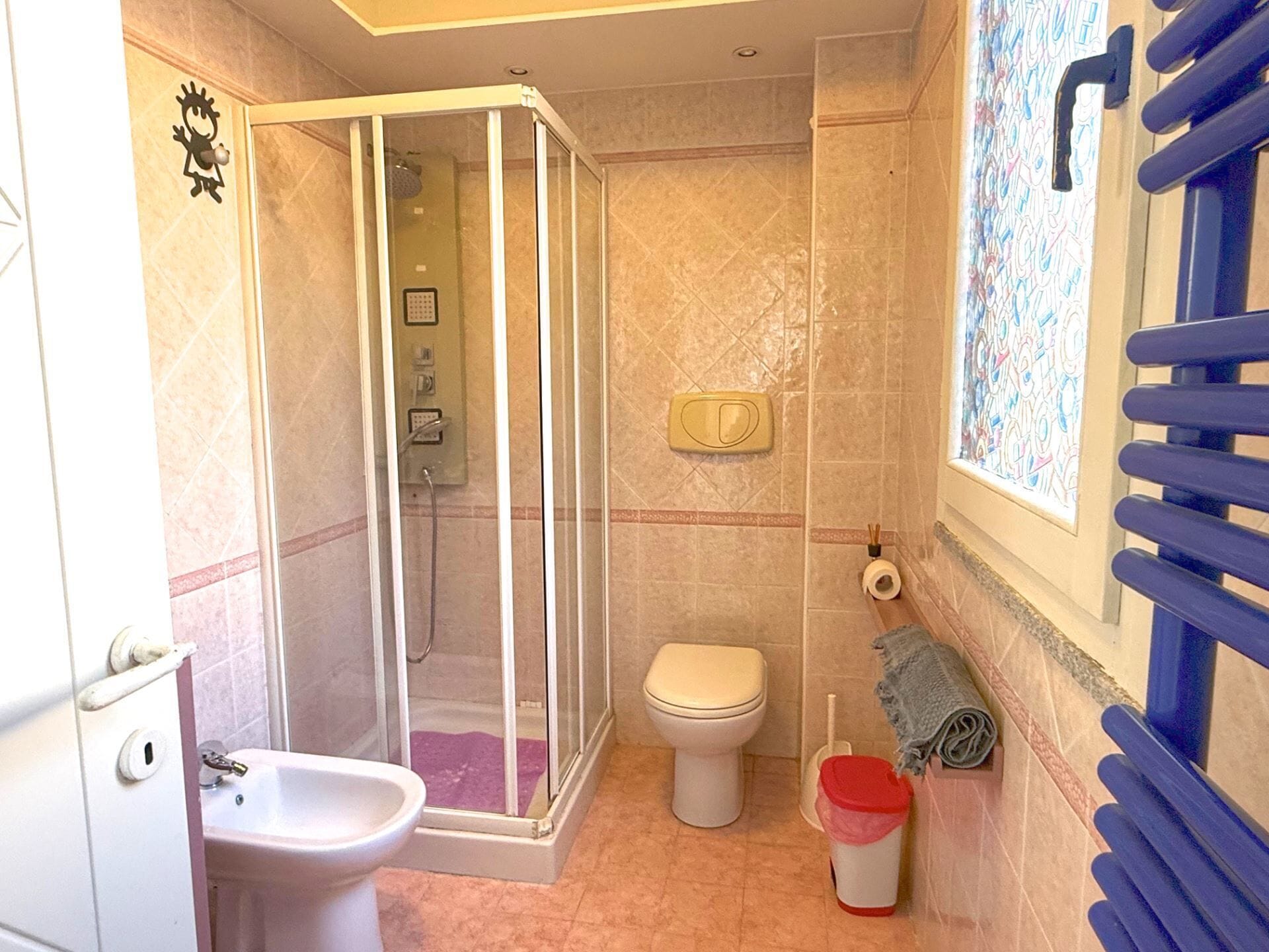 Shower, hair dryer