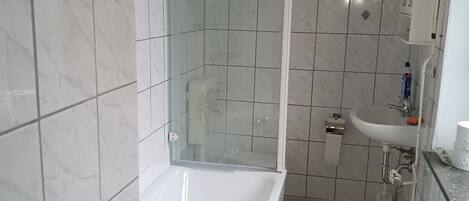 Towels, soap, toilet paper