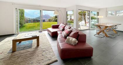 Sunny Alps Panorama – Modern House above Sion