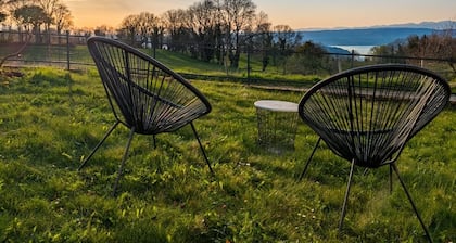 Authentic Savoyard farmhouse with stunning views near Evian/Lake Geneva