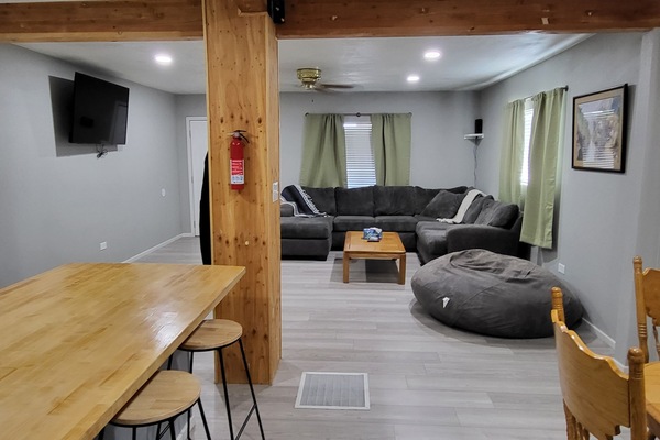 Downstairs living room