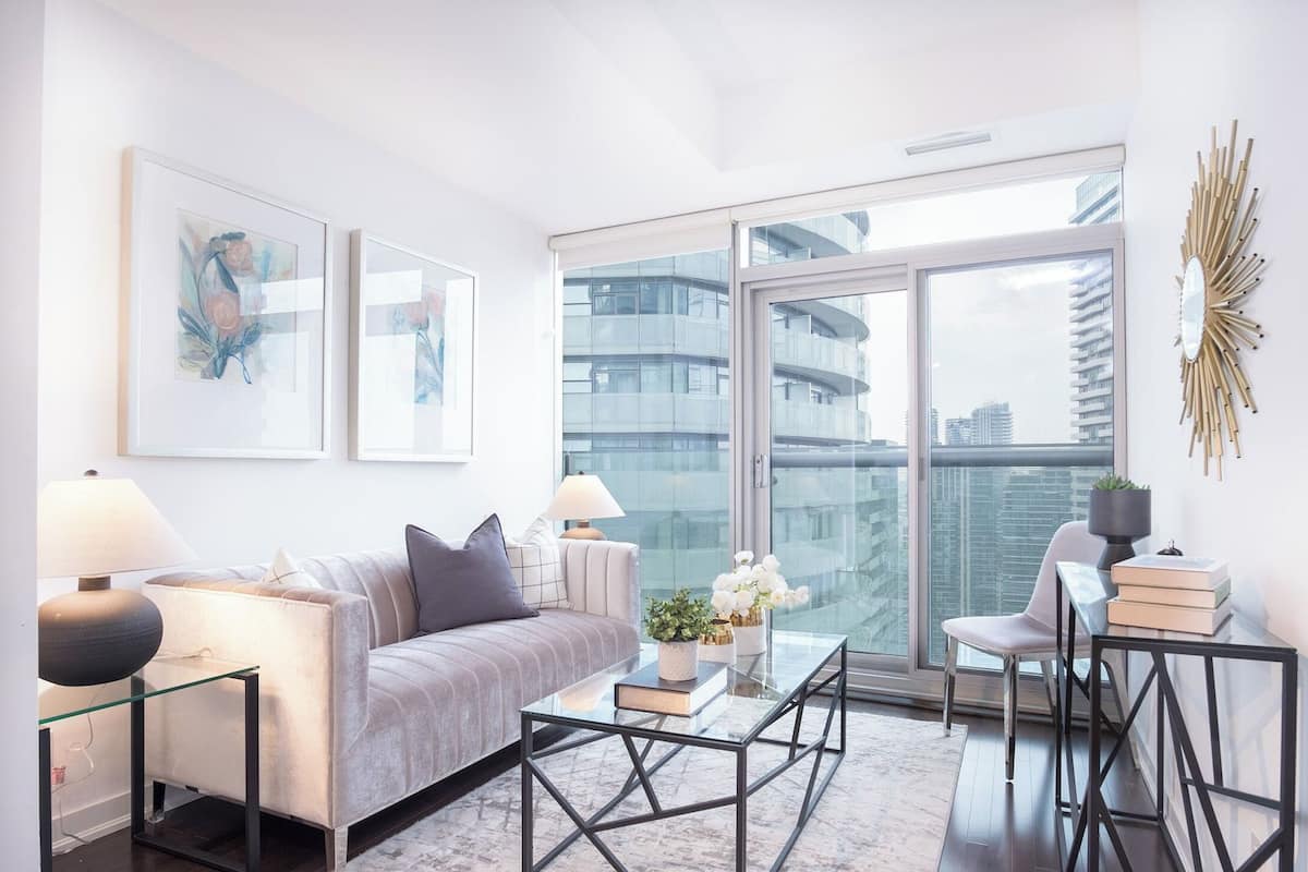 Standard Room, City View | Living area | Flat-screen TV