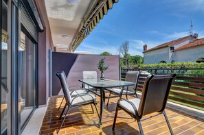 Deluxe Apartment, 1 Bedroom | Outdoor dining - Studio in Valbandon Near Brijuni National Park (Fazana)