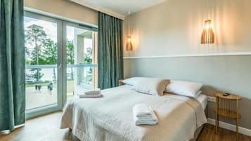 Appartement Premium, balcon, vue lac