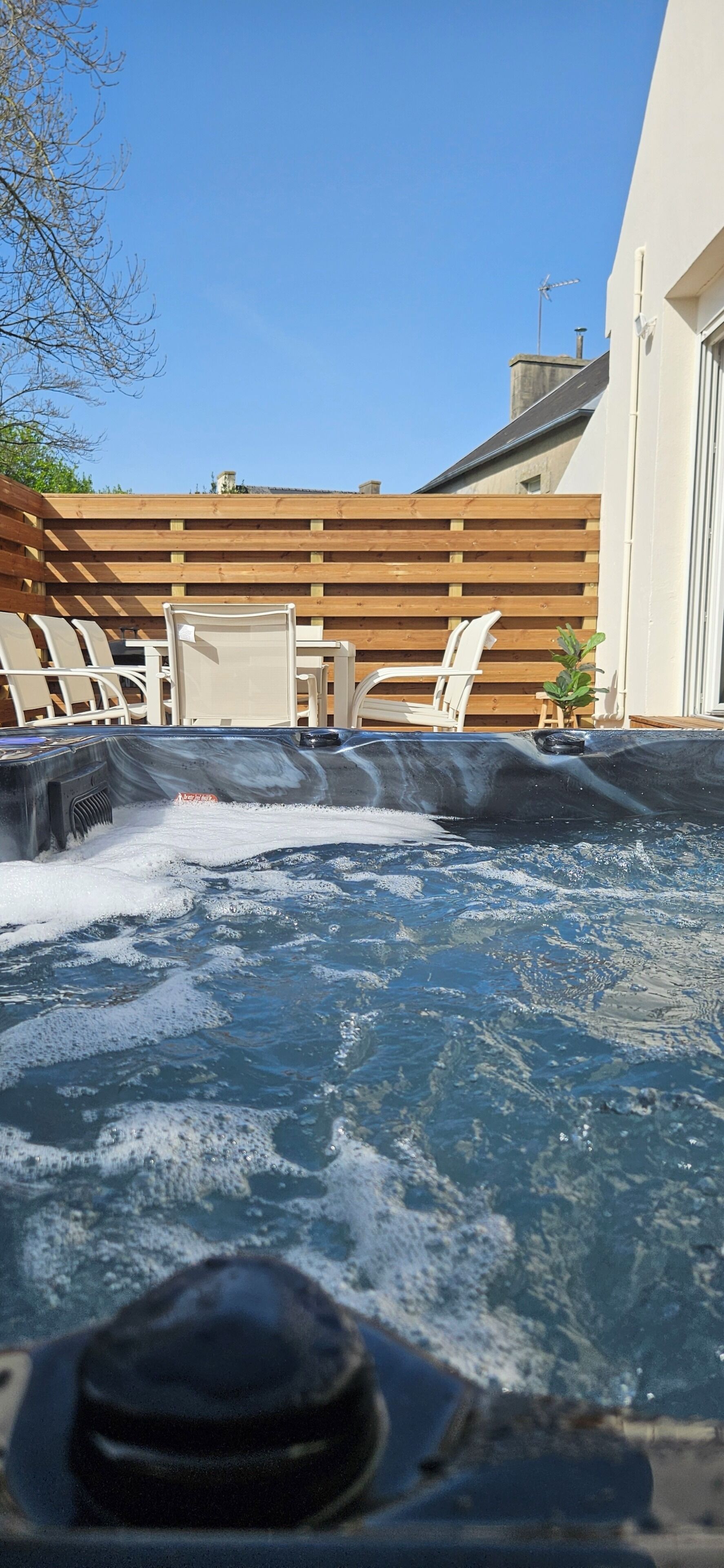 Bain à remous extérieur
