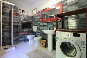 Shower, hair dryer, bidet