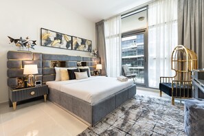 1 bedroom, in-room safe, iron/ironing board, free WiFi - Beautiful 1BR Escape, Near to the Park and Minute Car Drive to DAMAC Mall (Dubai)