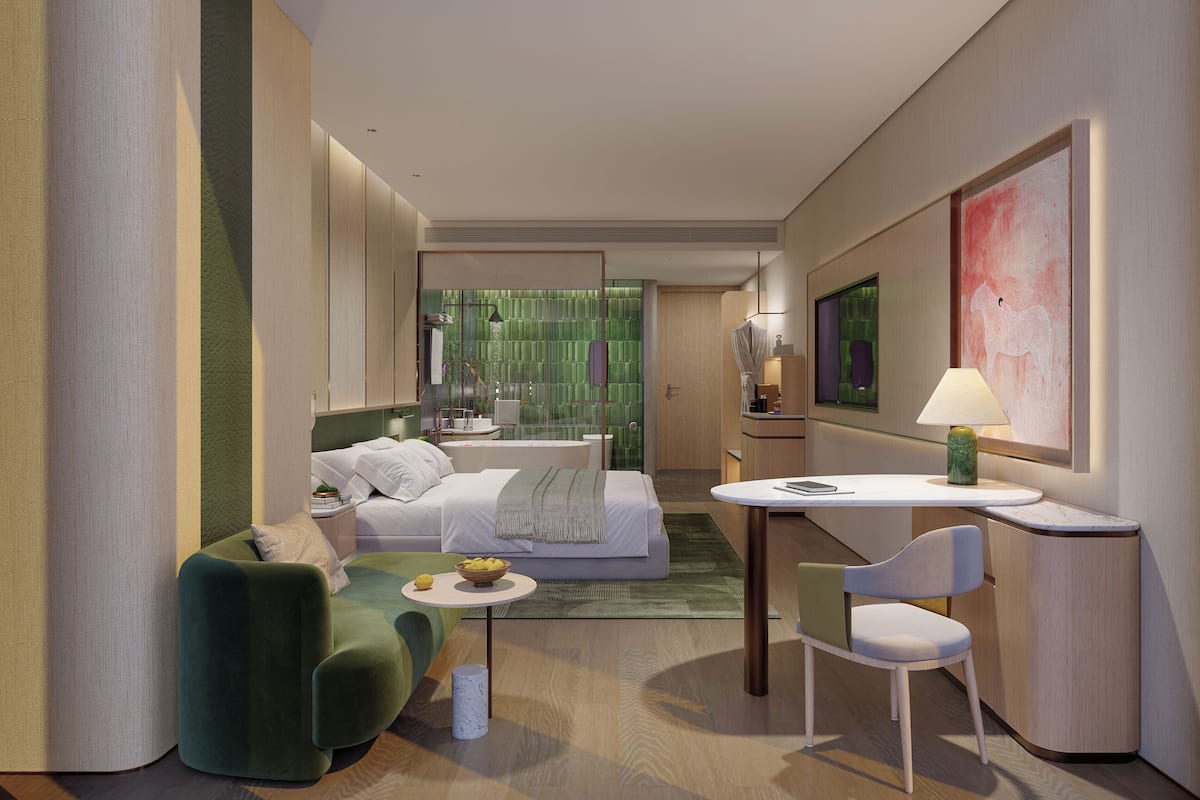Free minibar, in-room safe, desk, laptop workspace