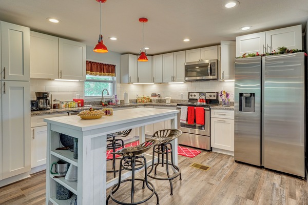 Kitchen | Single-Story Home | Central Heating & A/C