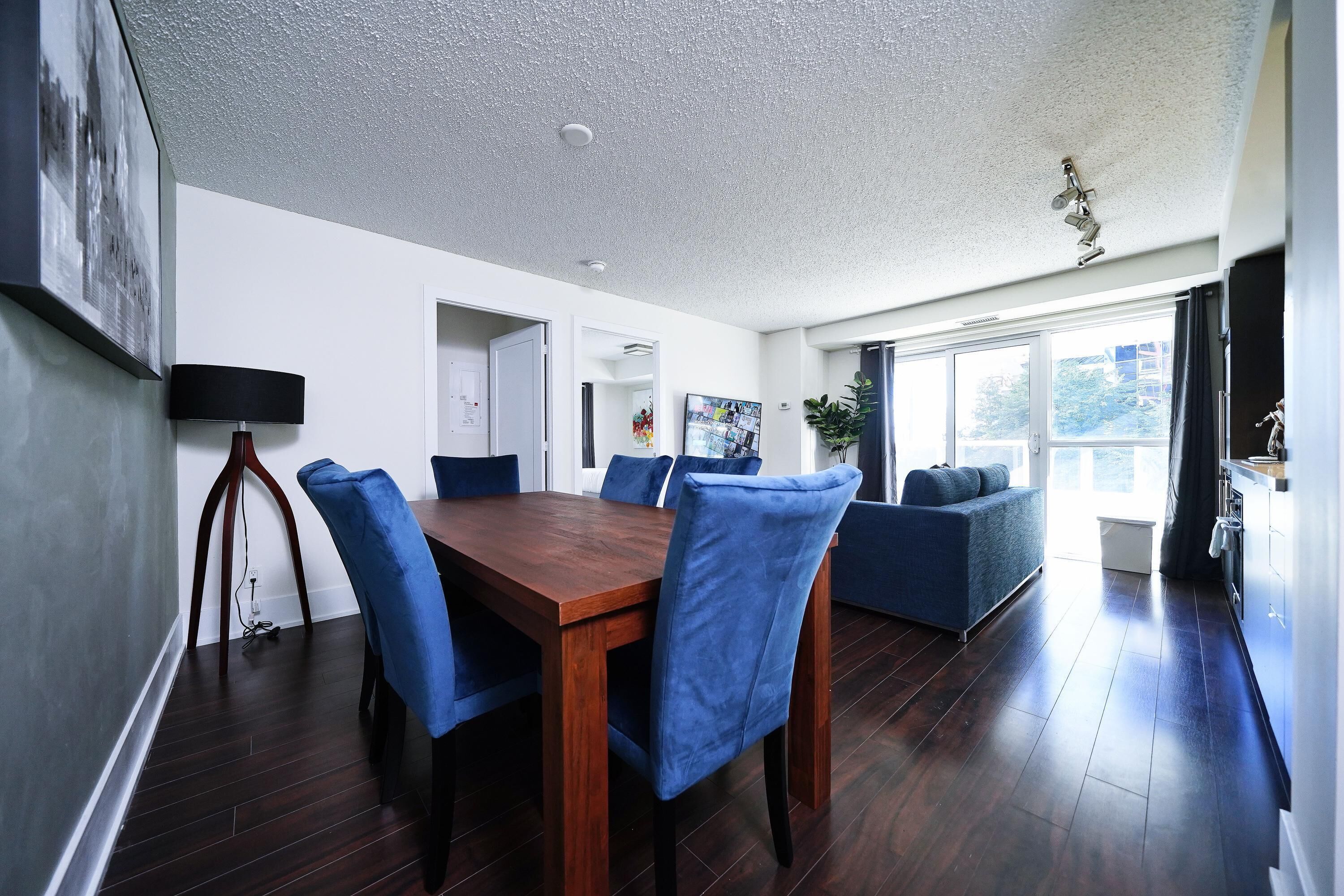 Elite Suite, Non Smoking, City View | Living area | 55-inch TV with digital channels