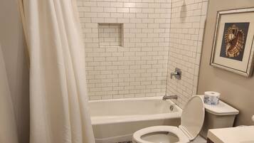 Hair dryer, towels