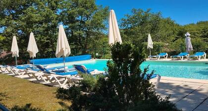 Chalet avec piscine Ă Lachapelle-Auzac