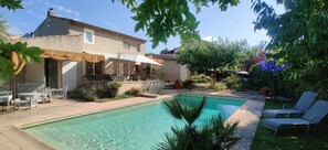 Pool - Elegant villa with private pool terrace & pétanque - Lubéron Provence (La Bastide-des-Jourdans)