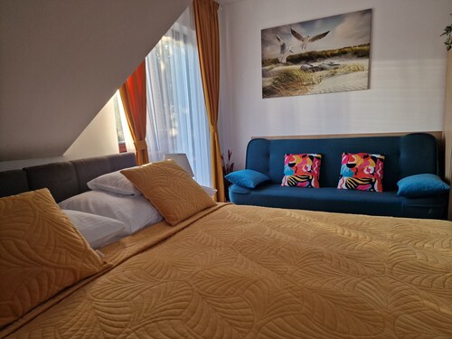 Baltic Sand | Apartament 4–6 os. | 2 sypialnie| 2 balkony | 250 m od morza