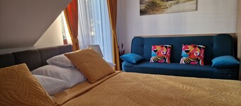 Baltic Sand | Apartament 4–6 os. | 2 sypialnie| 2 balkony | 250 m od morza