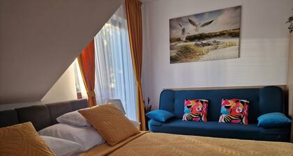 Baltic Sand | Apartament 4–6 os. | 2 sypialnie| 2 balkony | 250 m od morza