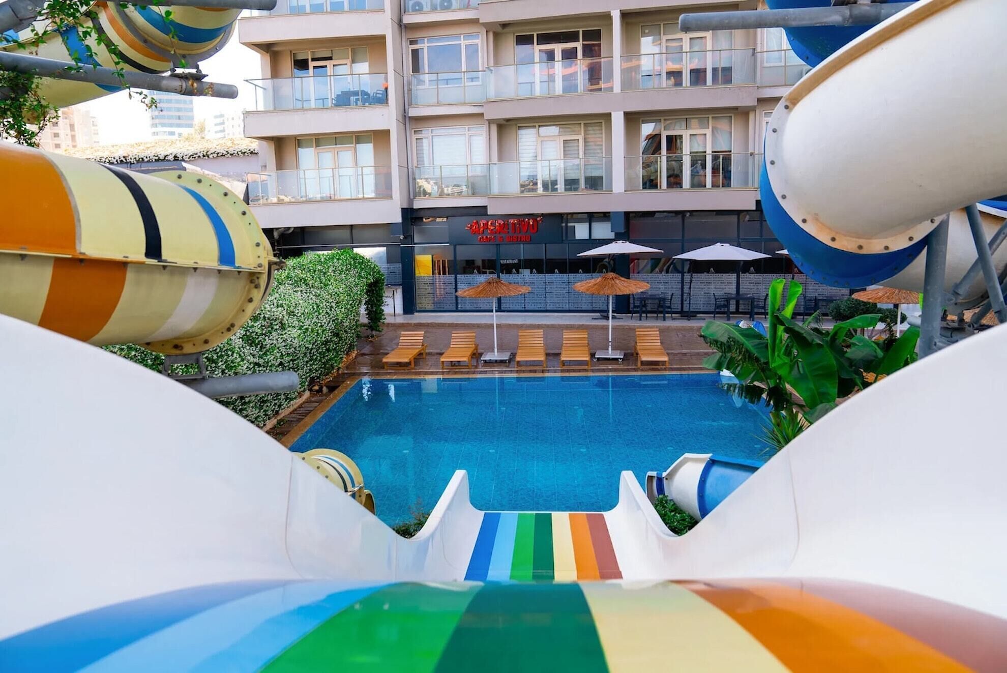 2 indoor pools, seasonal outdoor pool, pool umbrellas, sun loungers