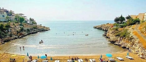 Na praia