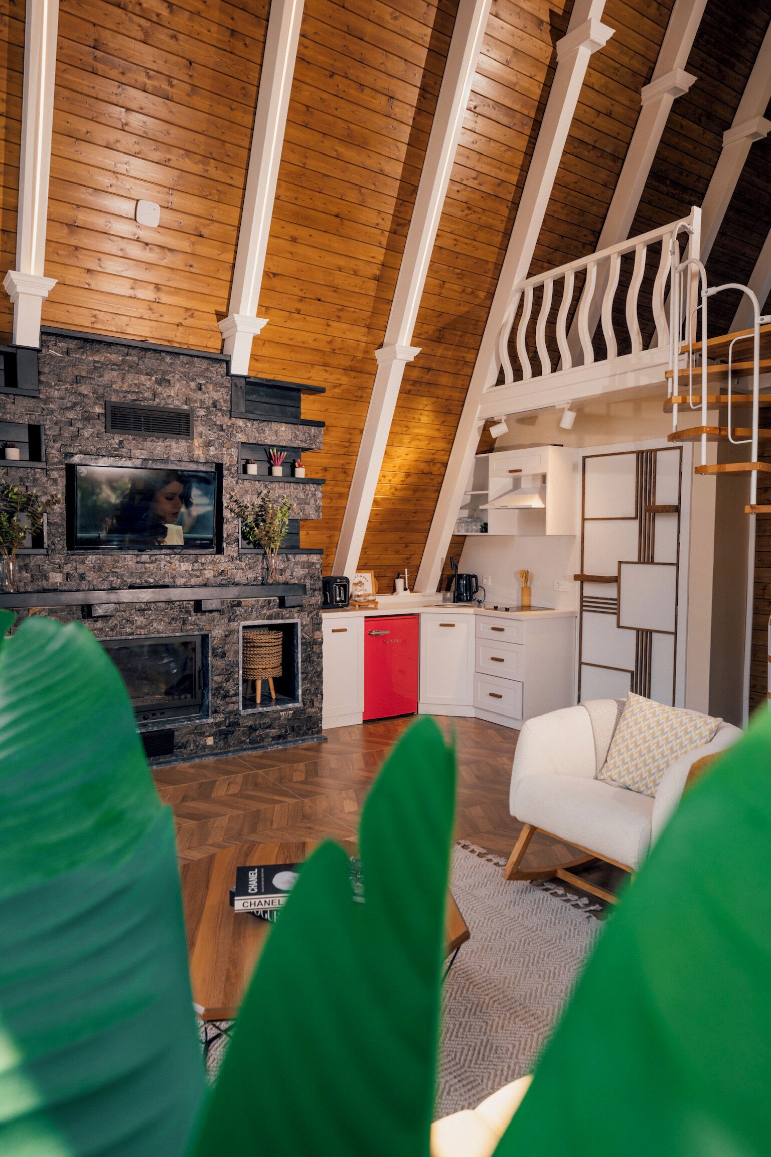 デラックス バンガロー プライベートプール マウンテンビュー | リビング エリア