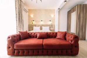 Superior-Doppelzimmer, Balkon, Blick auf den Innenhof | Innenbereich