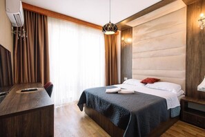 Familienapartment, 2 Schlafzimmer, Balkon, Blick auf den Innenhof