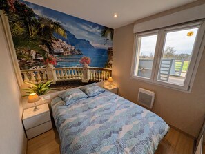 2 bedrooms, free WiFi, bed sheets - Peaceful cottage with shared pool, AC - 5 guests (Fretigney-et-Velloreille)