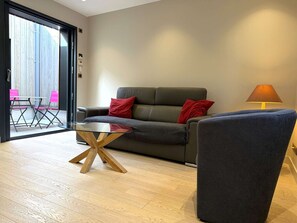 Living area - Renovated house near beach - 4 guests (Perros-Guirec)