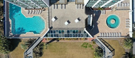 Indoor pool, a heated pool