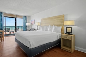 1 bedroom, Internet, bed sheets - Oceanfront King | Kitchen | Dog Friendly | Pools (Myrtle Beach)