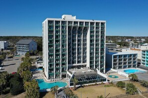 Exterior - Oceanfront Two Queen Room + Beach + Dog Friendly (Myrtle Beach)