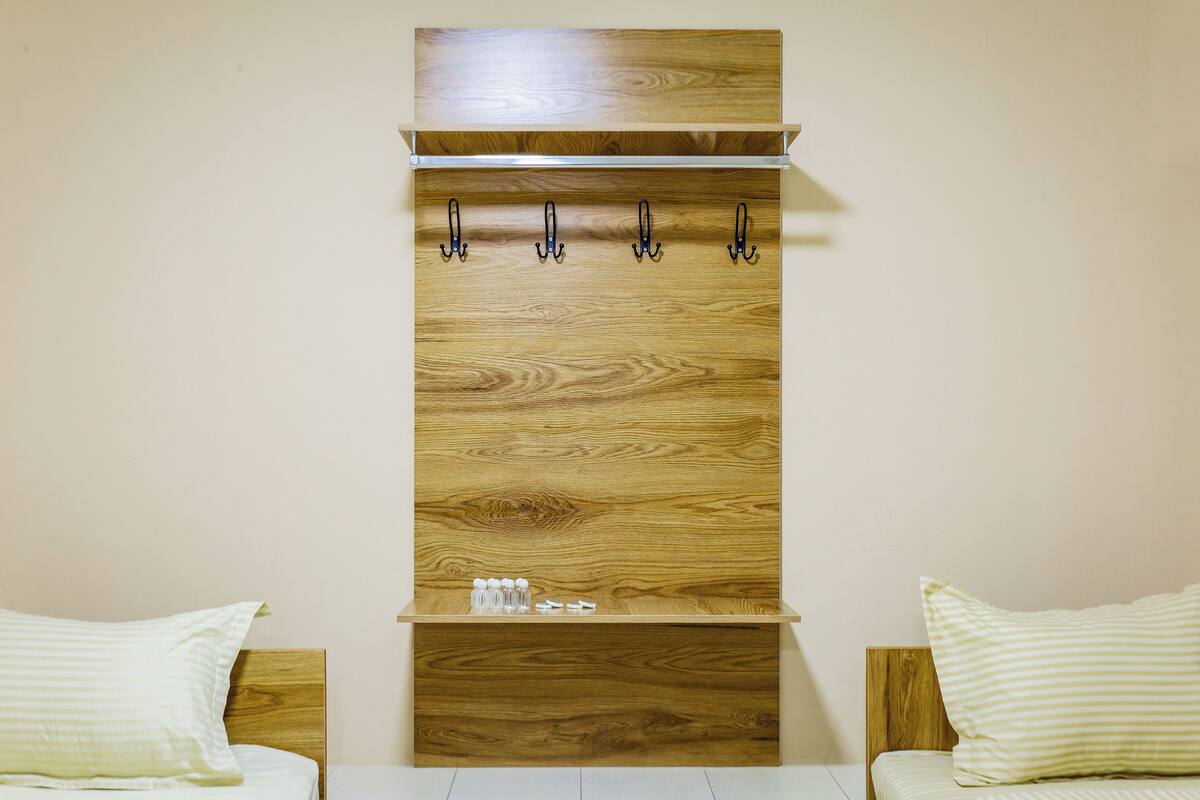 Iron/ironing board (on request), WiFi (free), bed sheets