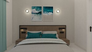 Comfort Double Room, 1 King Bed, Non Smoking, Sea View - Solimar Topaz Hotel  (Tavronitis)