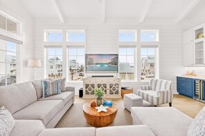 Living area - A Modern Coastal Haven Steps from the Beach @ Cinnamon Shore South (Port Aransas)