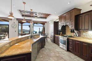 Fridge, microwave, oven, stovetop - Casa Dos Delfines | Ocean Views & Covered Terraces (Playa Hermosa)