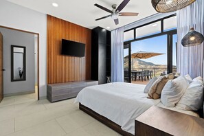 4 chambres, coffre-fort, fer et planche à repasser
