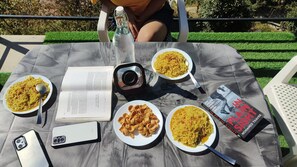 Luxury Cottage, Mountain View | Outdoor dining - Nirvana -An Offbeat experience Kanatal (Tehri)