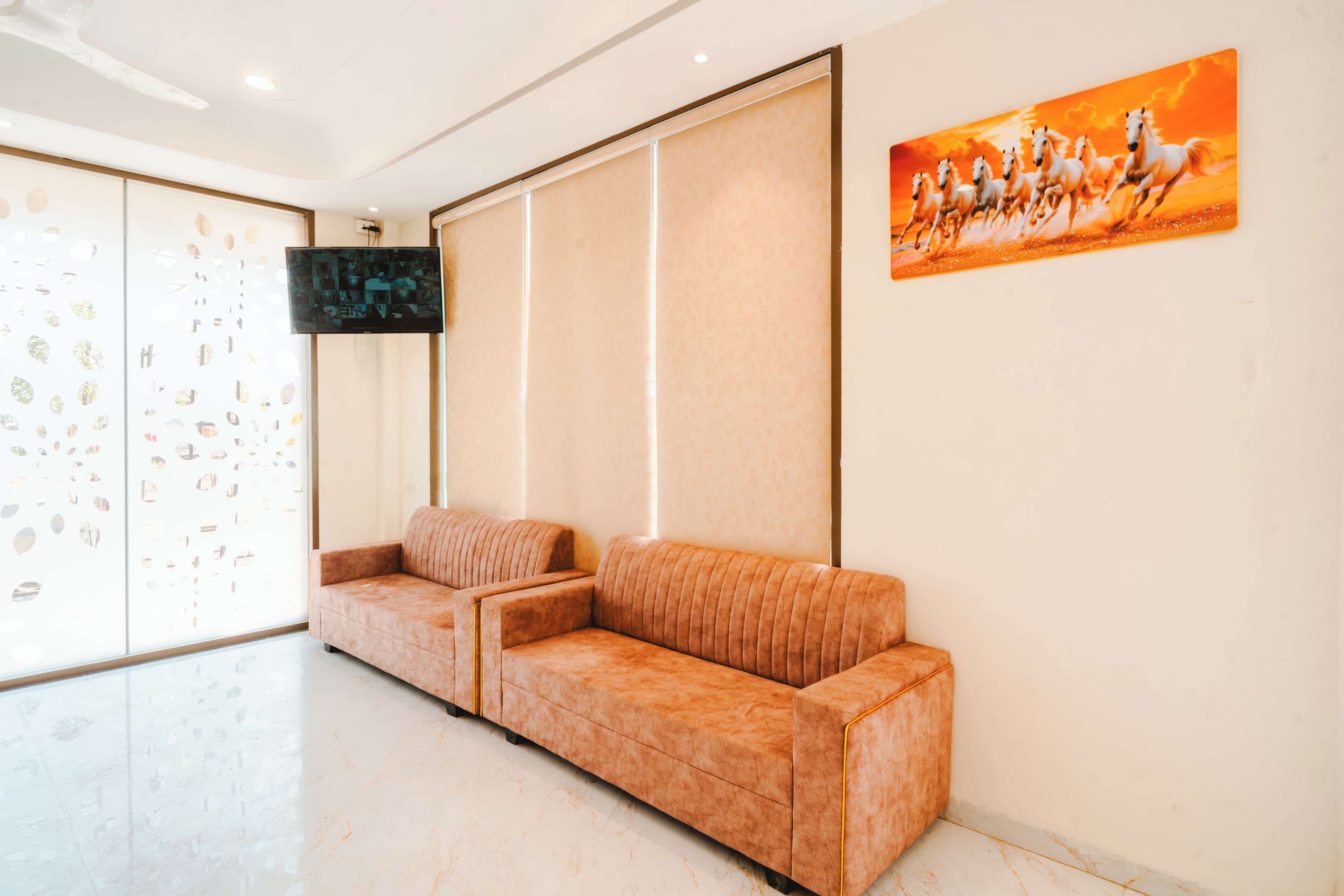 Coin salon dans le hall