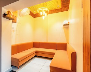 Quarto luxo | Área de estar