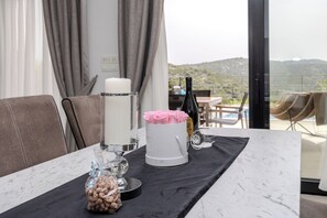 Dining - Villa Olive Tree - Fantastic location with panoramic sea views & private pool (Vinišće)