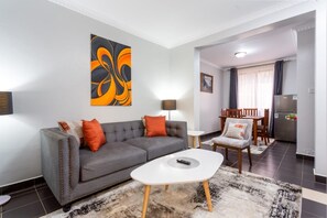 Living area - Tanga Suites (Nairobi)