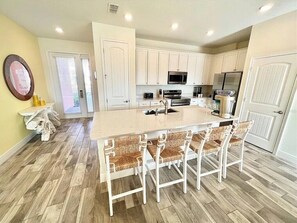 Fridge, microwave, oven, stovetop - Waterfront Cottage • Margaritaville Resort - Prime Disney Area! (Kissimmee)