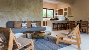 TV, offices - 3BR Jungle Escape with luxe plunge Pool- Holistika (Tulum)