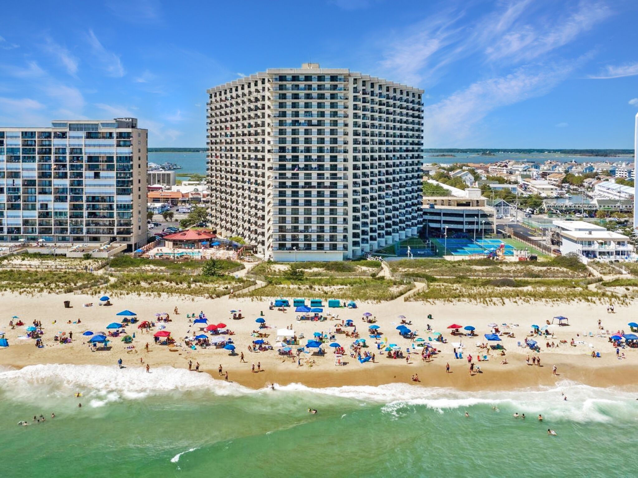 Accommodatie ligt op het strand